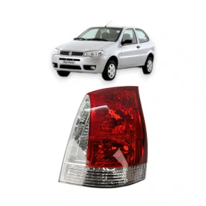 Lanterna Traseira Palio 2004 a 2011 Bicolor Lado Direito Passageiro FITAM 