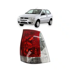 Lanterna Traseira Palio 2004 a 2011 Celebration Bicolor Lado Esquerdo Motorista - FITAM