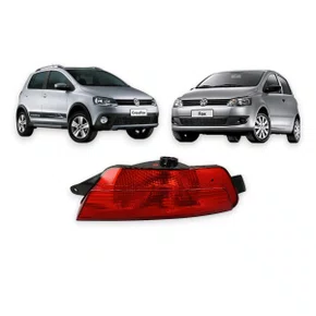 Lanterna Traseira Parachoque Fox e CrossFox 2010 a 2014 Luz Neblina Lado Esquerdo Motorista FITAM