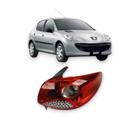 Lanterna Traseira Peugeot 207 Hatch 2011 a 2015 Lado Direito Passageiro - FITAM