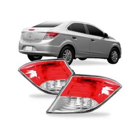 Lanterna Traseira Prisma 2013 a 2016 Cristal Direita Caroneiro ARTEB