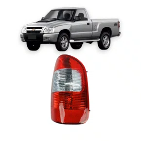 Lanterna Traseira S10 2001 a 2008 Bicolor Lado Direito Passageiro - FITAM
