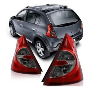 Lanterna Traseira Sandero 2008 a 2011 Fumê Direita