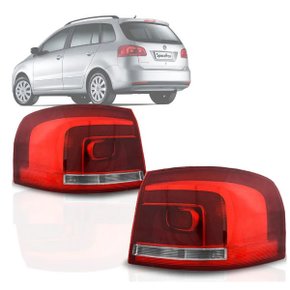 Lanterna Traseira Spacefox 2011 a 2014 Vermelha Canto Esquerda Motorista