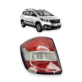 Lanterna Traseira Spin LT LTZ 2013 a 2018 Borda Preta Lado Esquerdo Motorista FITAM