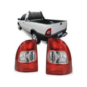 Lanterna Traseira Strada 2001 a 2006 Bicolor Esquerda Motorista