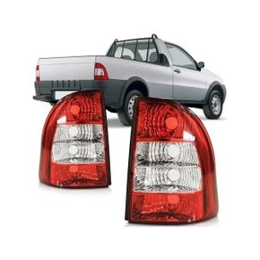 Lanterna Traseira Strada 2004 a 2008 Bicolor Esquerda Motorista