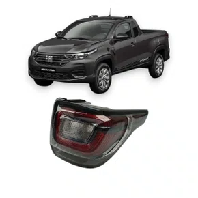 Lanterna Traseira Strada 2020 a 2024 Fume  Direito Caroneiro