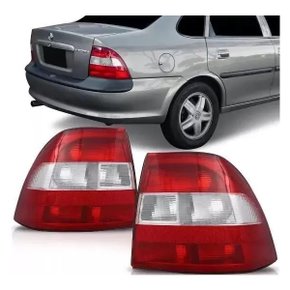 Lanterna Traseira Vectra 1996 a 1999 Bicolor Esquerda Motorista