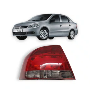 Lanterna Traseira Voyage G5 2009 a 2012 Fumê Lado Esquerdo