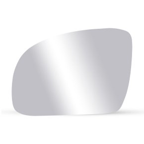 Lente C/ Base Refil Retrovisor Celta 2000 a 2006 Esquerdo Motorista METAGAL