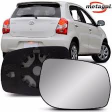 Lente C/ Base Refil Retrovisor Etios 2012 a 2013 Esquerdo Motorista METAGAL