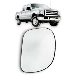 Lente C/ Base Refil Retrovisor F250 1998 a 2012 Direito