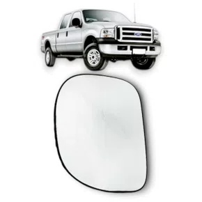 Lente C/ Base Refil Retrovisor F250 1998 a 2012 Esquerdo