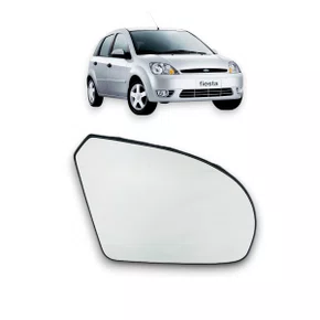 Lente C/ Base Refil Retrovisor Fiesta Ka 2002 a 2014 Direito