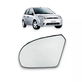 Lente C/ Base Refil Retrovisor Fiesta Ka 2002  2014 Esquerdo