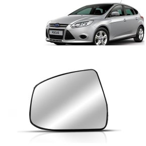 Lente C/ Base Refil Retrovisor Focus 2014 a 2017 Esquerdo Motorista ORIGINAL