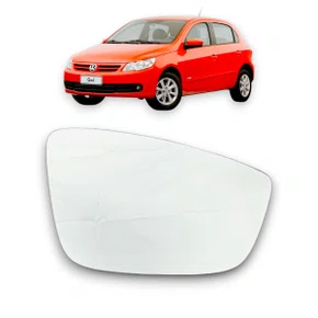 Lente C/ Base Refil Retrovisor Gol Voyage Saveiro G5 Direito