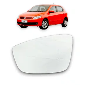 Lente C/Base Refil Retrovisor Gol Voyage Saveiro G5 Esquerdo
