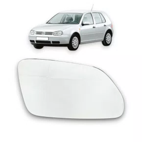Lente C/ Base Refil Retrovisor Golf 2007 a 2011 Direito