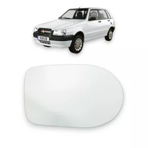 Lente C/Base Refil Retrovisor Uno 2011 a 2013 Direito