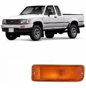 Lente Lanterna Parachoque Dianteiro Hilux 1992 a 2001 Ambar Esquerdo Motorista
