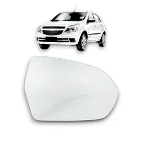 Lente Refil Retrovisor Agile Montana 2010 a 2019 Direito