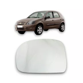 Lente Refil Retrovisor Celta 2000 a 2006 Lado Esquerdo 