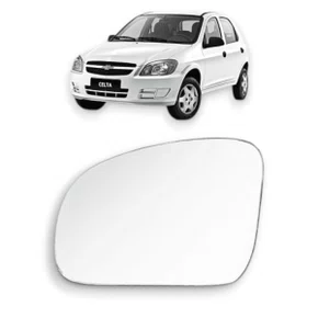 Lente Refil Retrovisor Celta 2000 a 2006 Lado Esquerdo