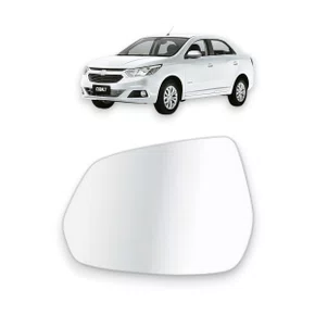 Lente Refil Retrovisor Cobalt 2012 a 2015 Esquerdo