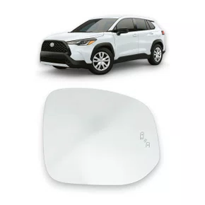 Lente Refil Retrovisor Corolla Cross 2022 a 2024 Direito