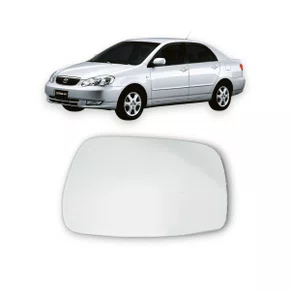 Lente Refil Retrovisor Corolla Fielder 2003 a 2008 Direito