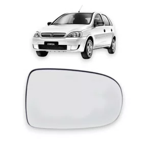 Lente Refil Retrovisor Corsa Montana 2002 a 2012 Direito