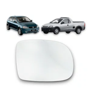 Lente Refil Retrovisor Corsa Montana 2002 a 2012 Direito