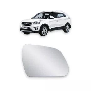 Lente Refil Retrovisor Creta 2016 a 2021 Lado Direito