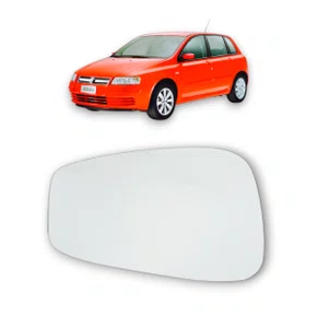 Lente Refil Retrovisor Fiat Idea 2003 a 2010 Stilo  Esquerdo
