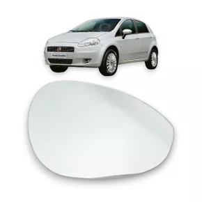 Lente Refil Retrovisor Fiat  Punto Linea Fiat 500 Esquerdo