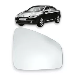 Lente Refil Retrovisor Fluence 2011 a 2015 Lado Direito