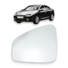 Lente Refil Retrovisor Fluence 2011 a 2015 Lado Esquerdo Motorista BLAWER 