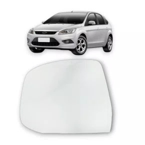 Lente Refil Retrovisor Focus 2009 a 2017 Lado Esquerdo