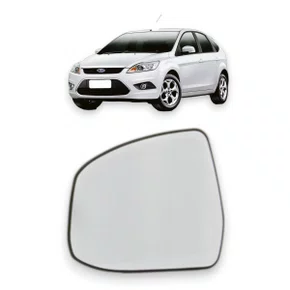 Lente Refil Retrovisor Focus 2009 a 2017 Lado Esquerdo