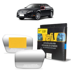 Lente Refil Retrovisor Fusion 2006 a 2012 Lado Esquerdo Motorista FLABEG