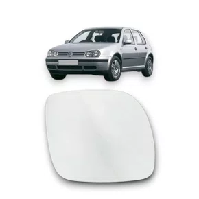 Lente Refil Retrovisor Gol Bora Golf Modelo Pequeno Direito 