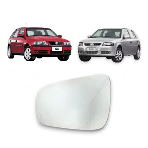 Lente Refil Retrovisor Gol Parati Saveiro G3 G4 Golf Esquerdo
