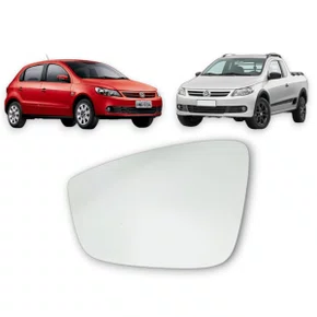 Lente Refil Retrovisor Gol Saveiro Voyage G5 Esquerdo