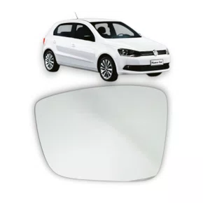 Lente Refil Retrovisor Gol Saveiro Voyage G6/ Fox Esquerdo