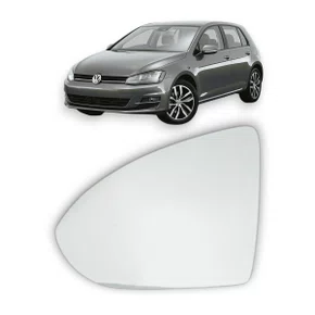 Lente Refil Retrovisor Golf 2015 a 2019 Lado Esquerdo