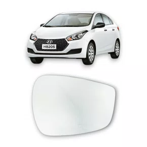 Lente Refil Retrovisor HB20 2012 a 2019 Lado Direito