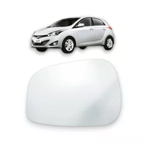 Lente Refil Retrovisor HB20 2012 a 2019 Lado Esquerdo