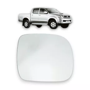 Lente Refil Retrovisor Hilux 2005 a 2011 Lado Direito